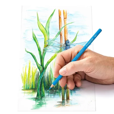 STAEDTLER® Aquarell-Buntstifte Watercolour wasservermalbar 24 Stück