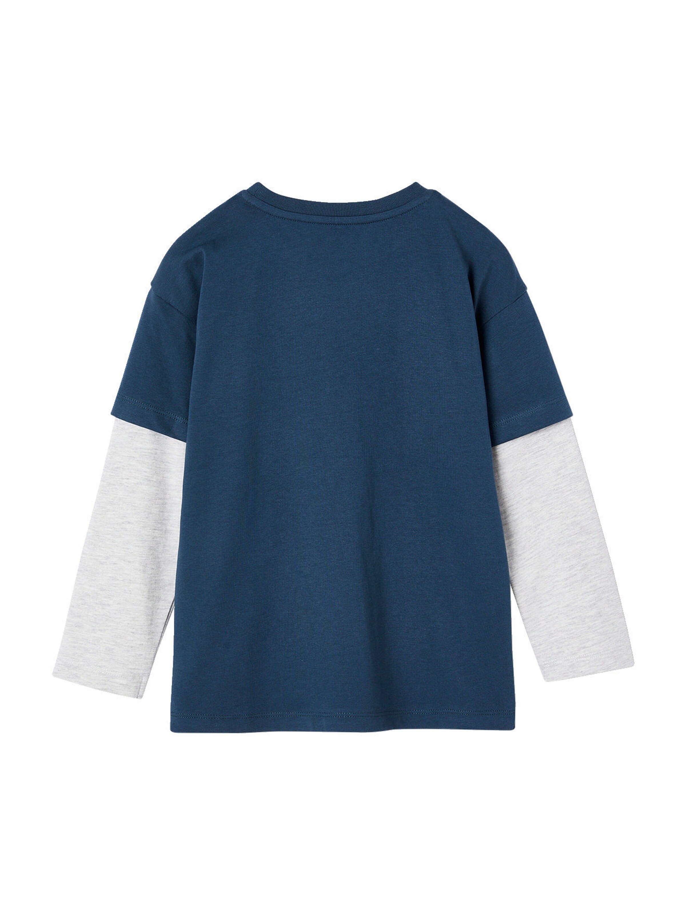 Vertbaudet Jungen 2-in-1-Shirt nachtblau
