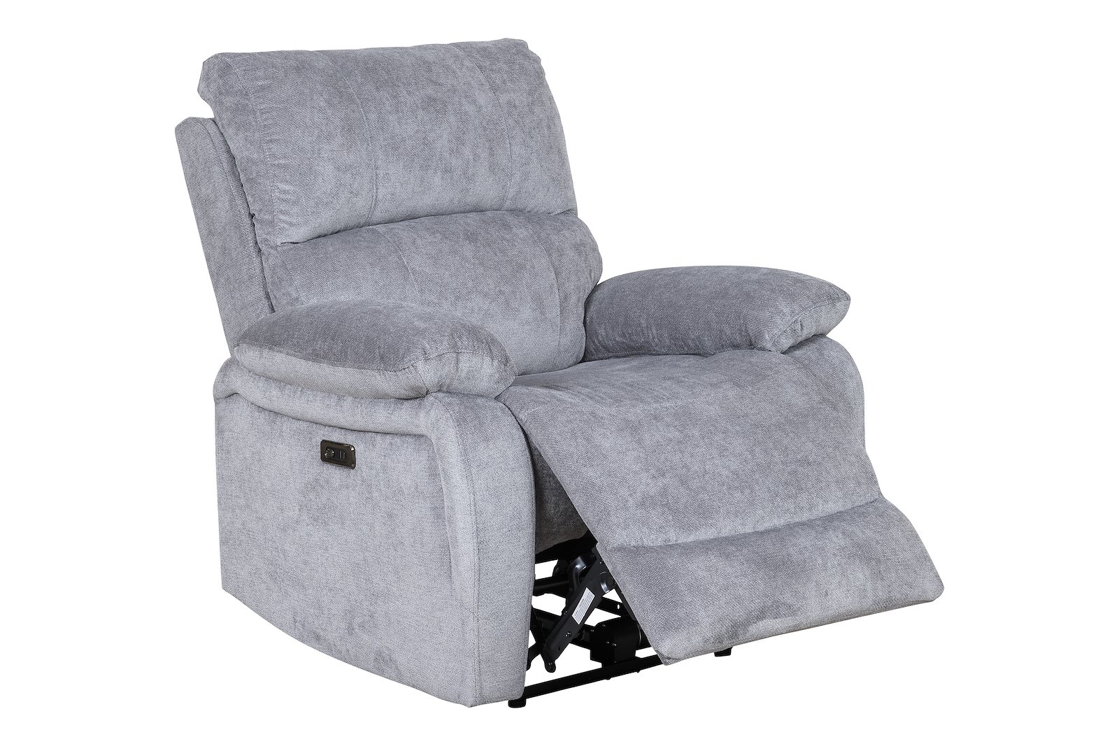 Denver recliner elektrisk Tekstil Slowly Grå