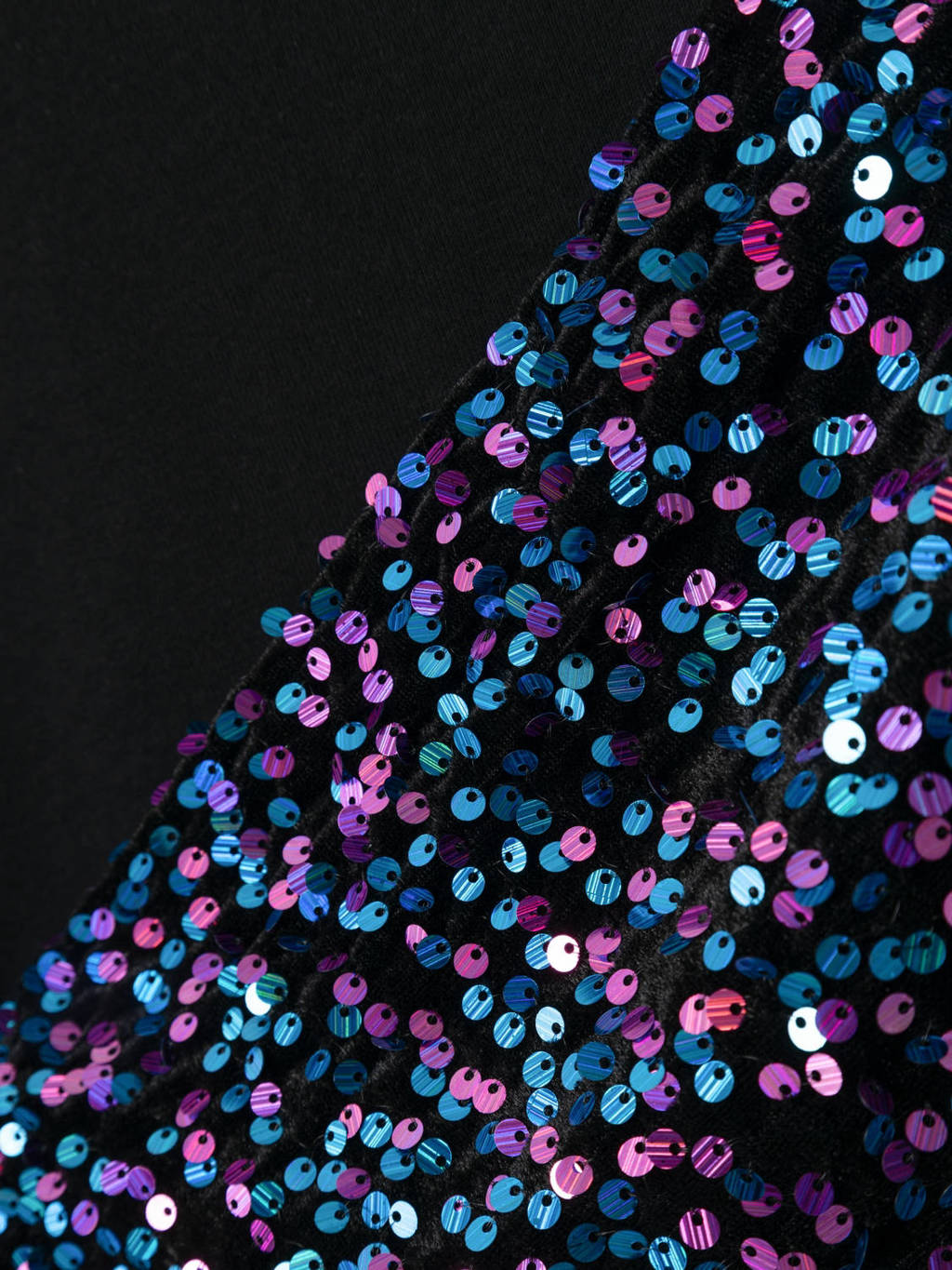 NAME IT sweater NKFRUNICA met pailletten zwart/blauw/paars
