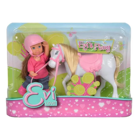 Simba Evi Love Puppe mit Pony, sortiert