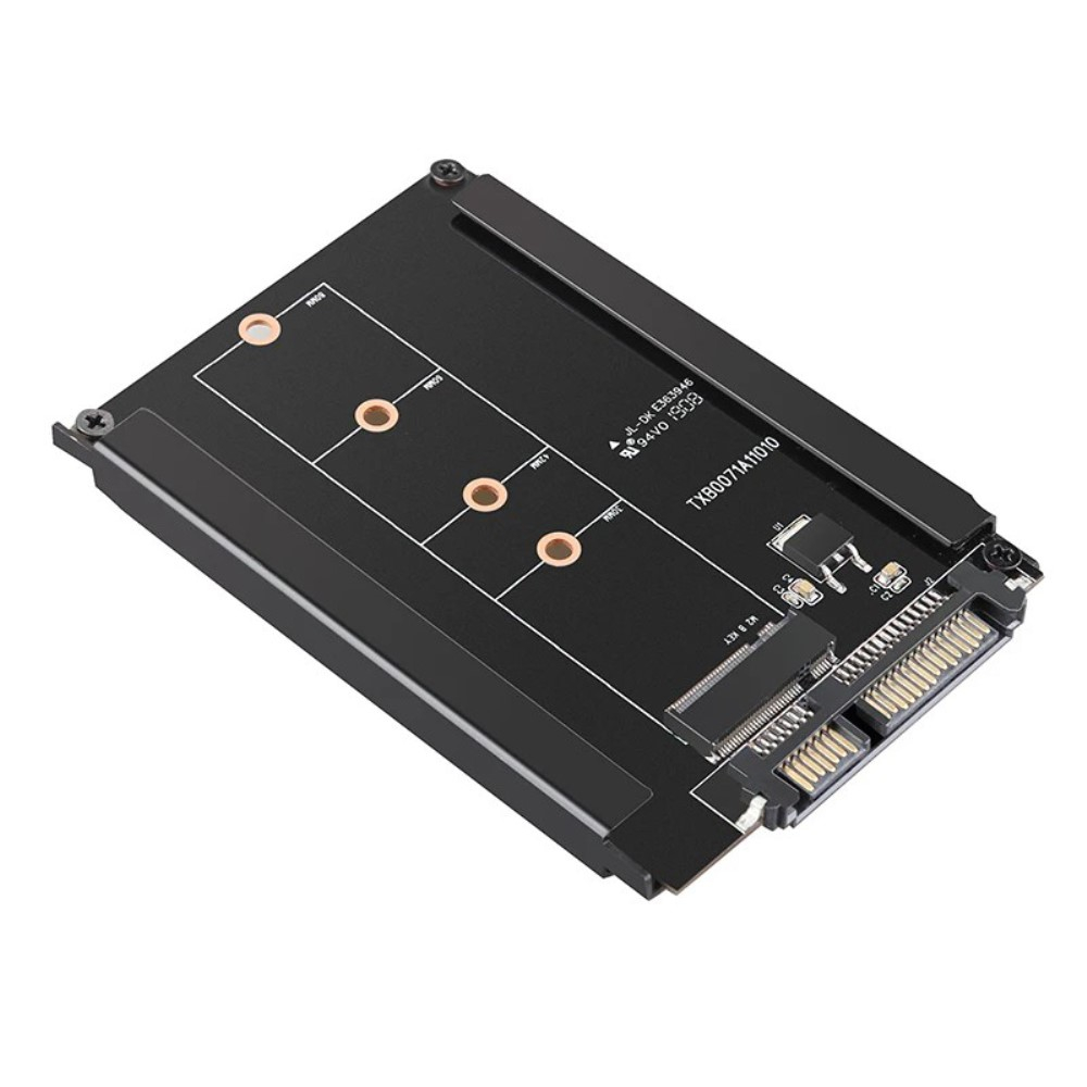 M.2 SATA auf SATA III 22pin SSD / HDD Festplatten Adapter (2.5