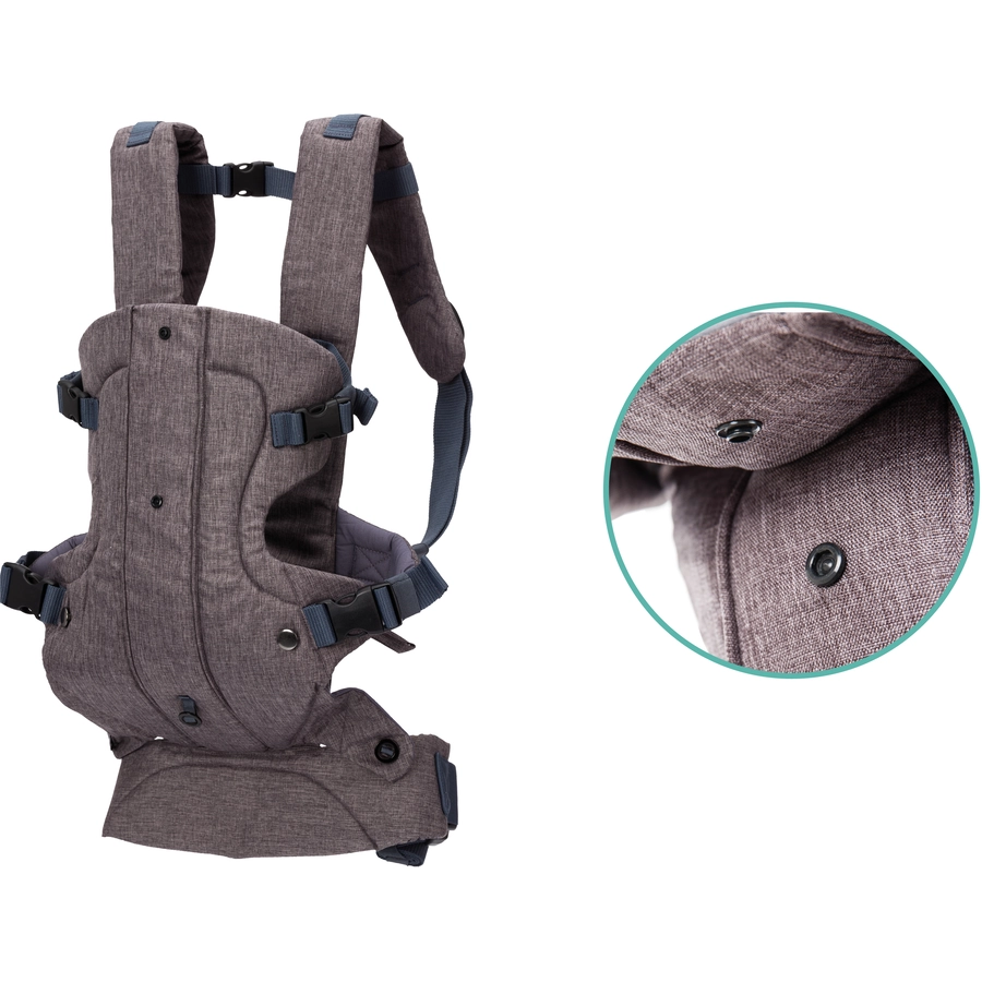 fillikid Bauchtrage Walk Grau Melange