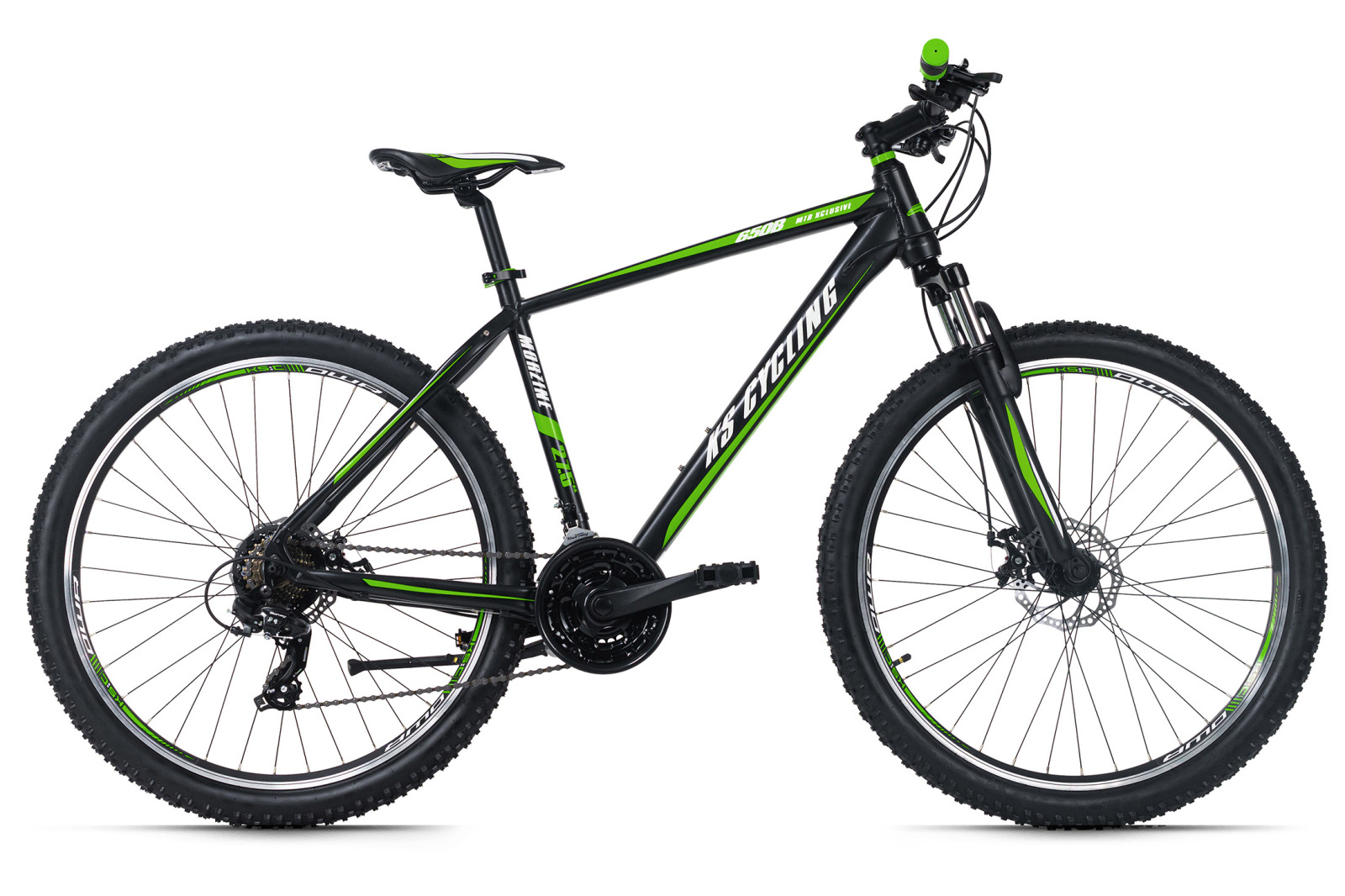 KS Cycling Mountainbike HARDTAIL 27,5'' MORZINE - schwarz-grün - RH 53 cm
