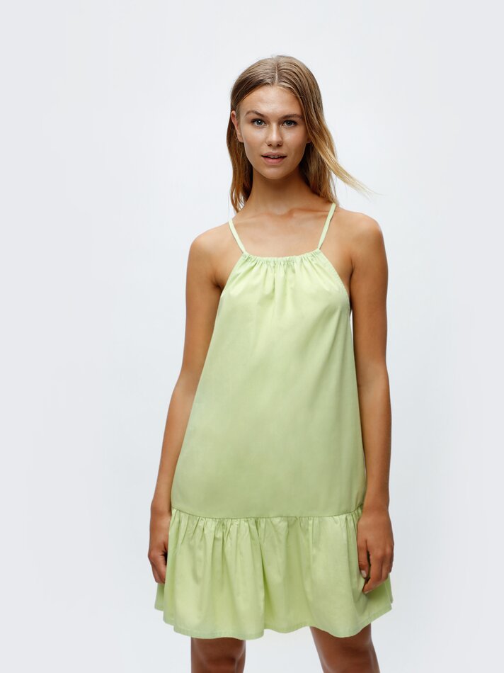 Vestido curto frente única - Verde