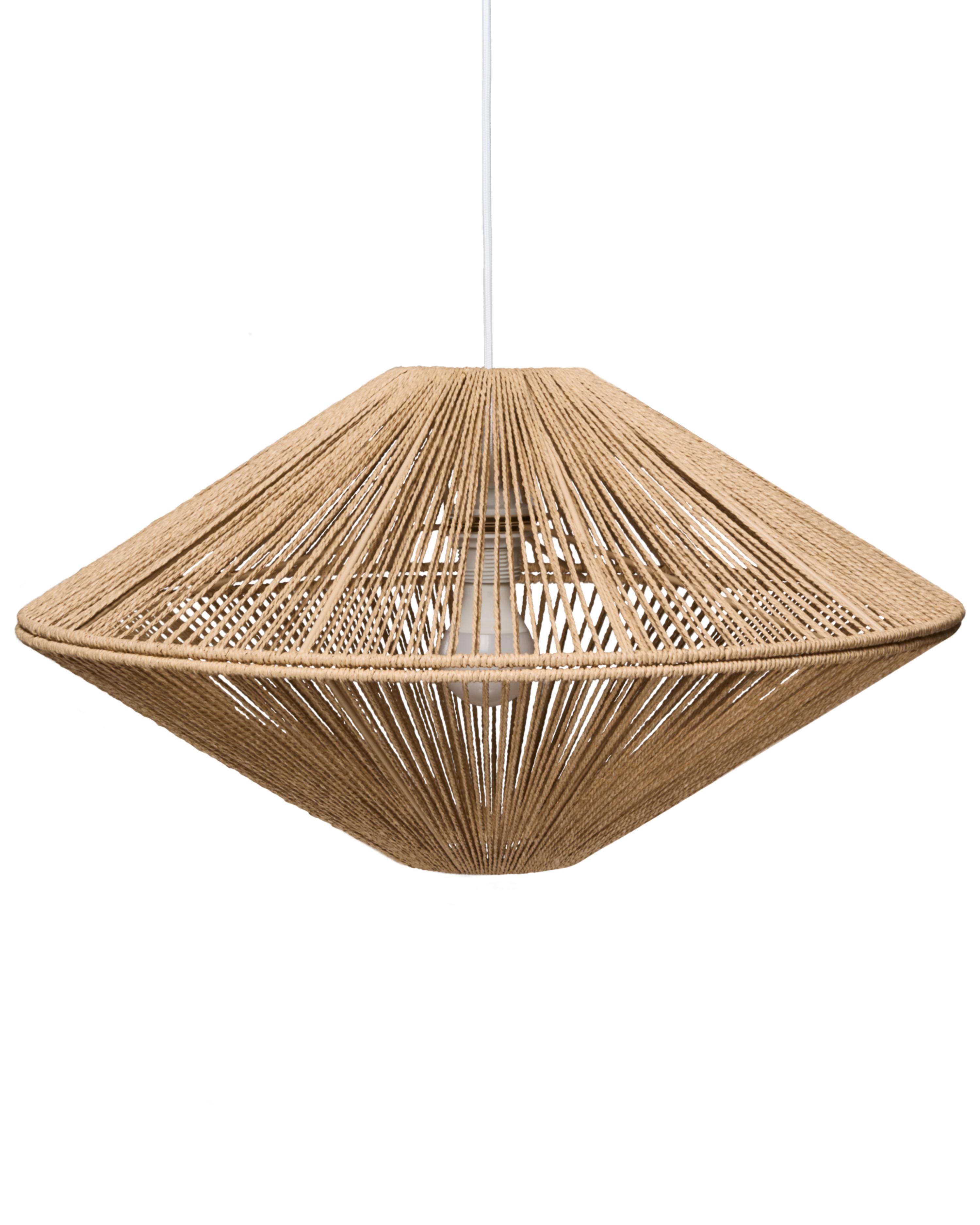 Hanglamp CAVES Papierkoord Natuurlijk