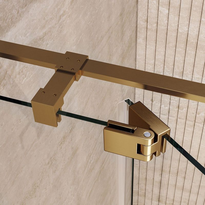 Brauer - Stellar - Douchecabine - Messing Geborsteld PVD - 120x90cm