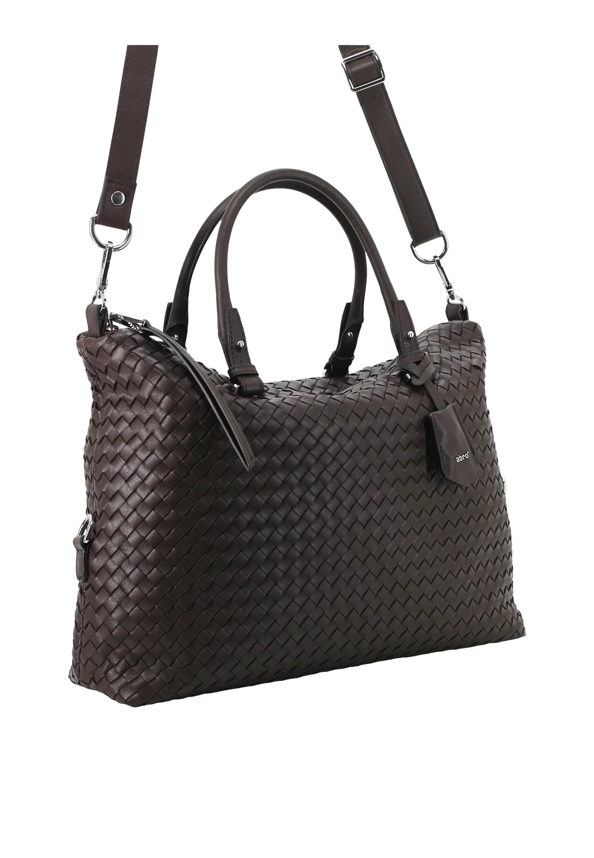 shopper CARRY SMALL Leather Savage Woven Standard