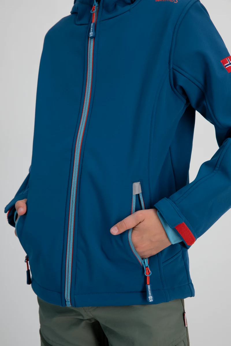 Trollkids Trollfjord Kinder Softshelljacke