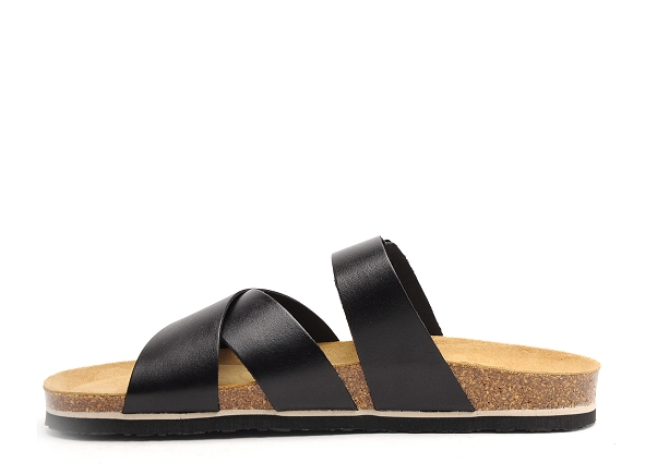 Plakton mules et sabots homme bowl noir