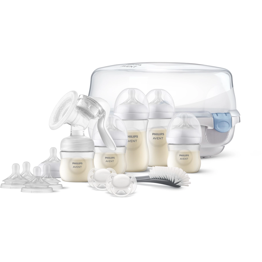 Philips Avent Starterset SCD43050 mit manueller Milchpumpe