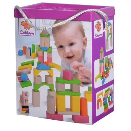 Simba Eichhorn Natur und Bunte Holzbausteine
