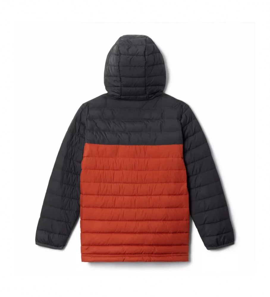 Jaqueta com capuz Columbia Powder Lite, vermelha