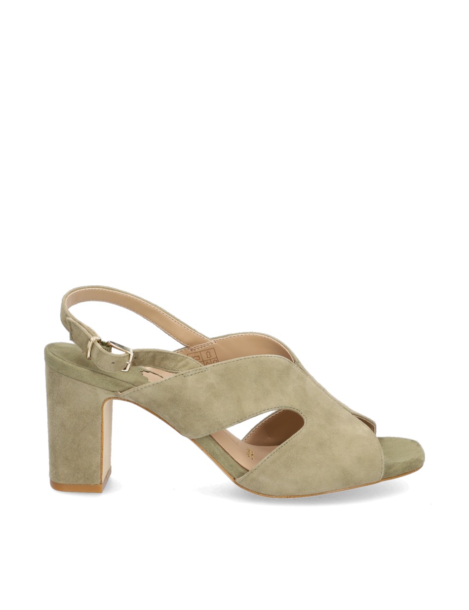 Veloursleder Sandale