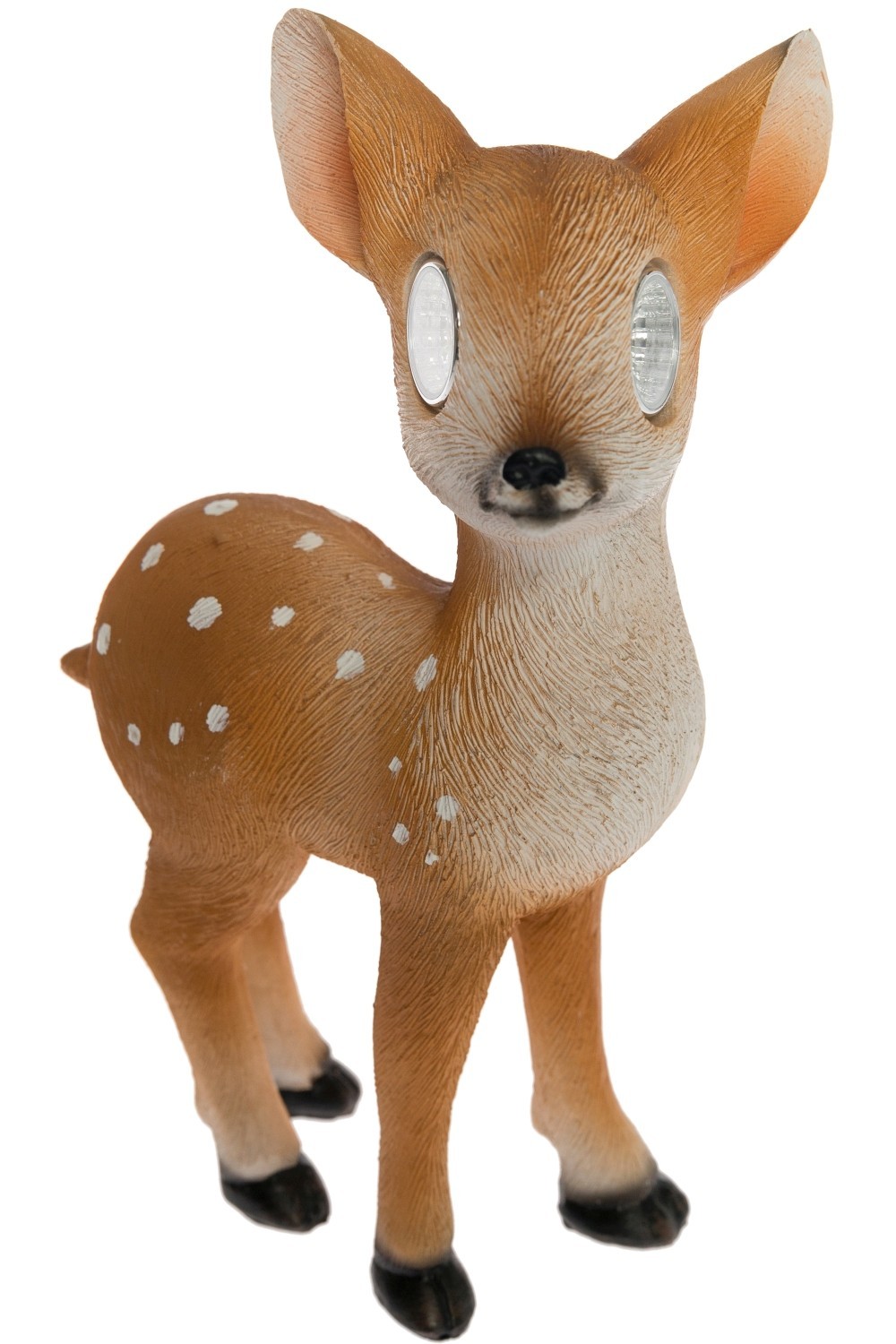 Deko-Bambi - braun - mit Solarbeleuchtung