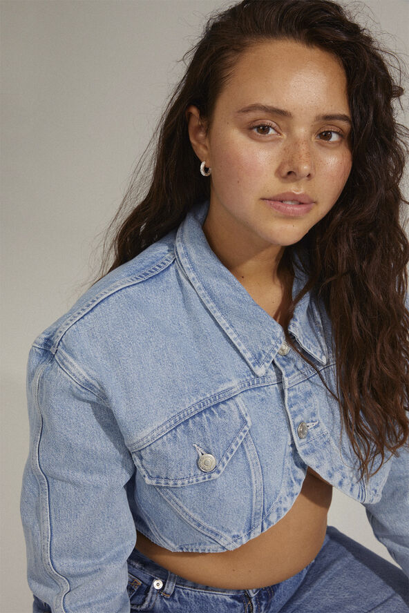 Pilgrim ELFRIDA recycled hoop earrings silver-plated Sølv