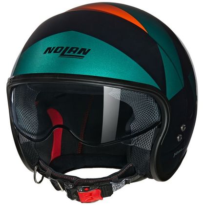 Casque Nolan N21 - TANGENTE - Vert / Orange