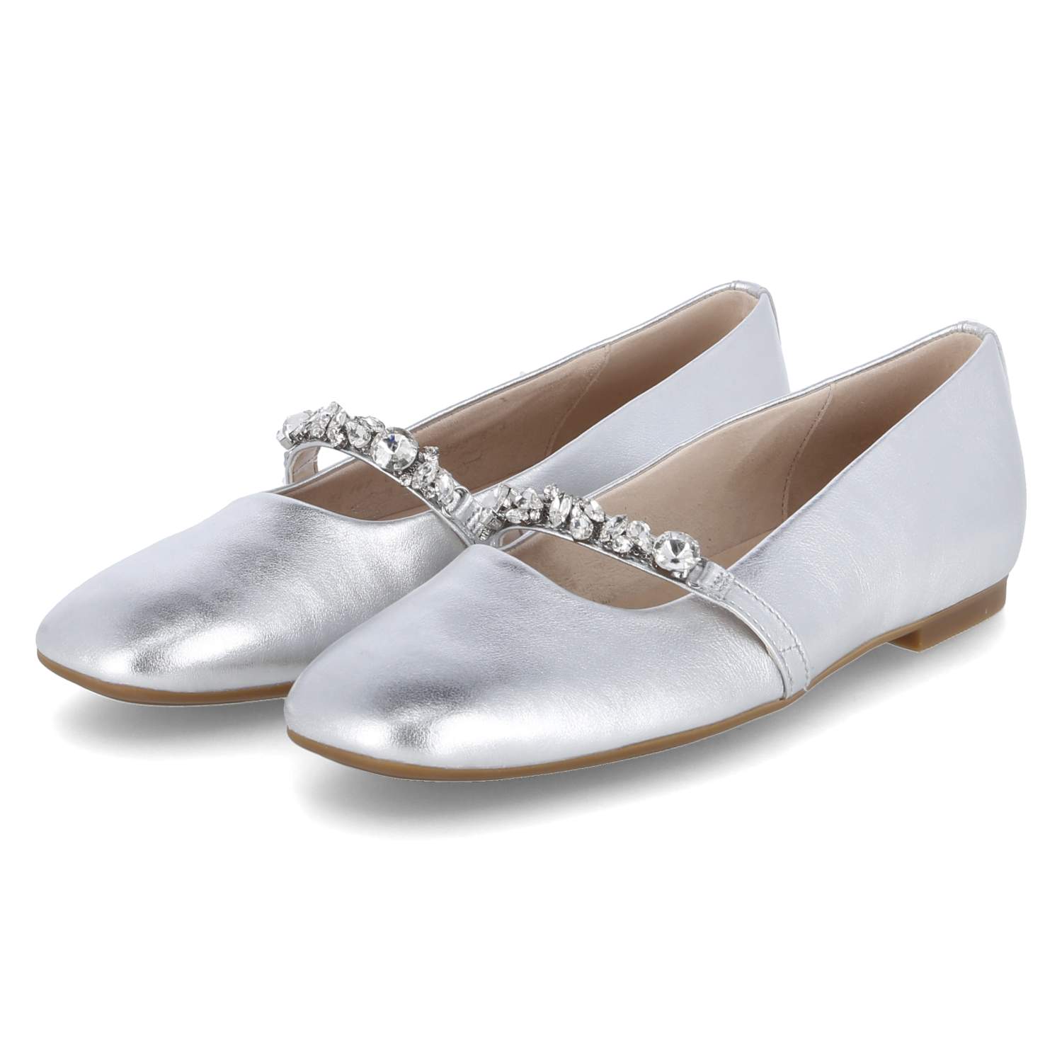 Gabor Spangenballerinas - silber (kristall)