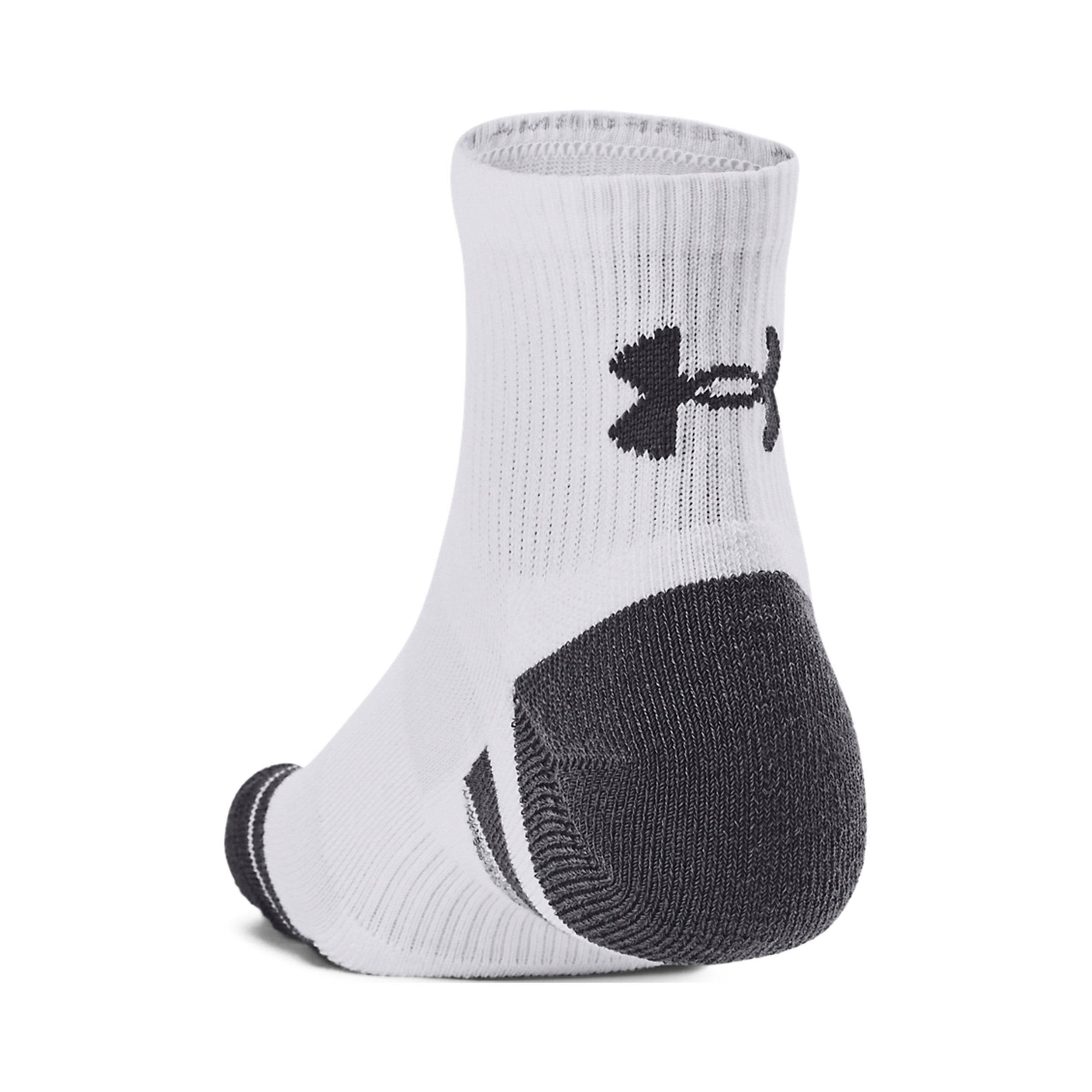 Under Armour Performance Tech Quarter Chaussettes De Tennis Pack De 3 - Blanc