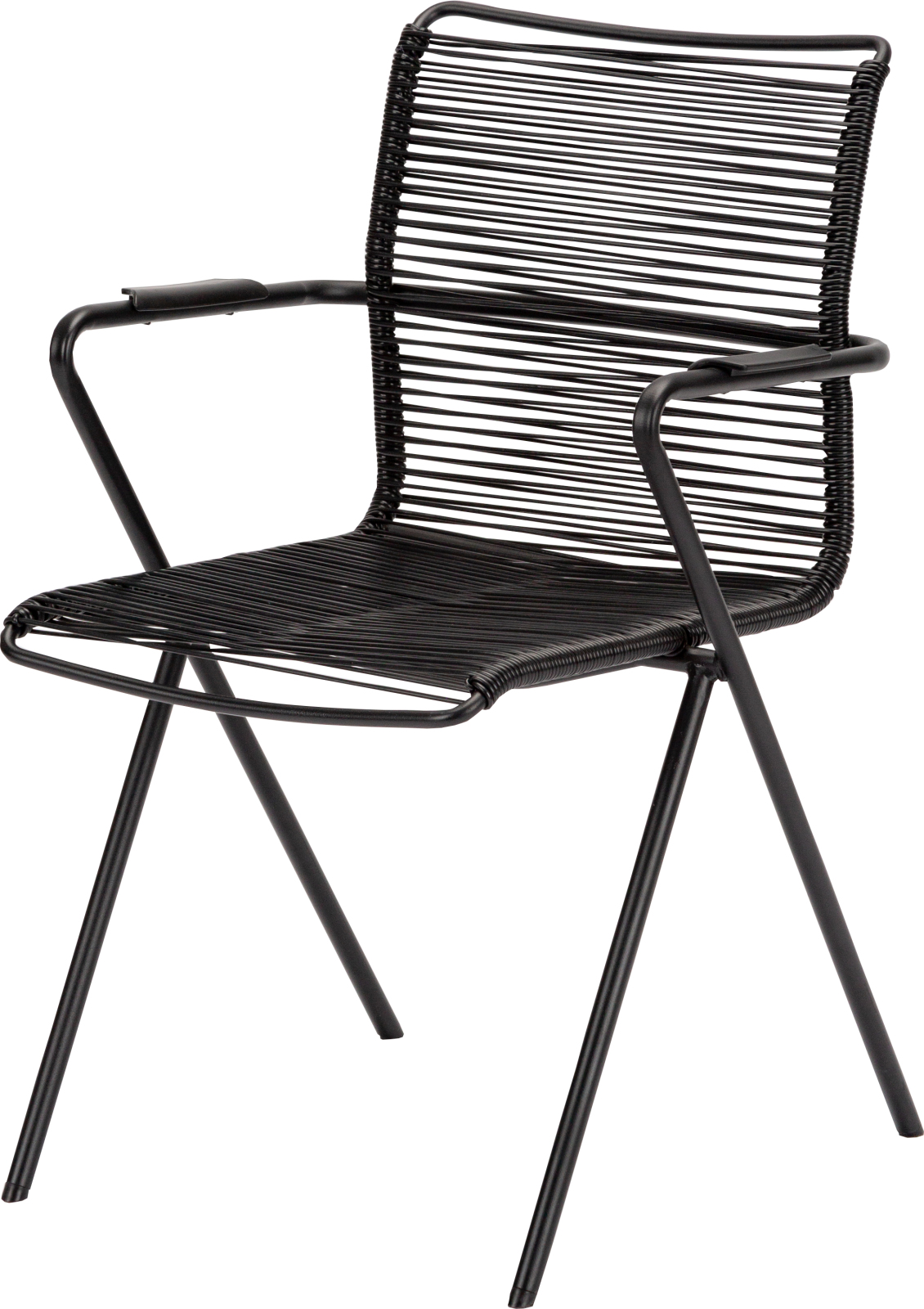 5-teilige Tischgruppe - anthrazit-nero - Glastisch