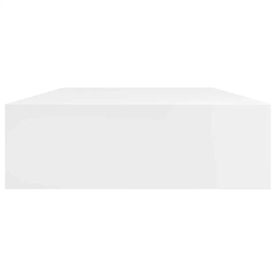 vidaXL - Wandplank - Wit - MDF