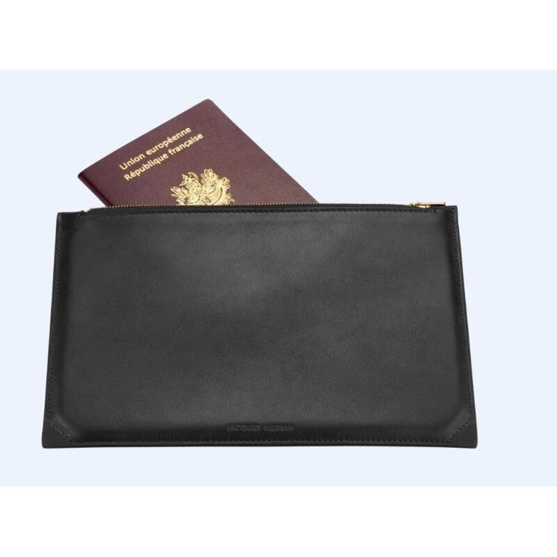 Pochette multifonction en cuir