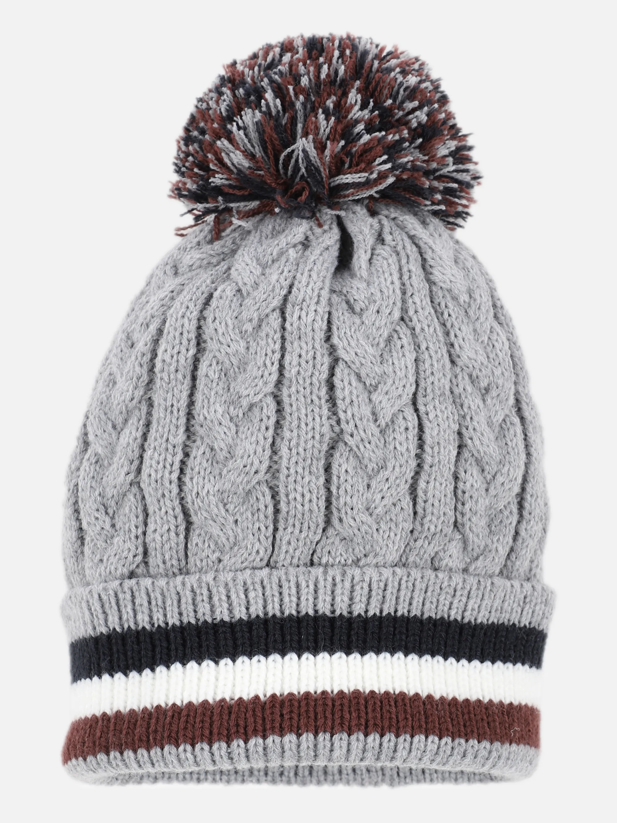 Jungen Strickmütze mit Bommel