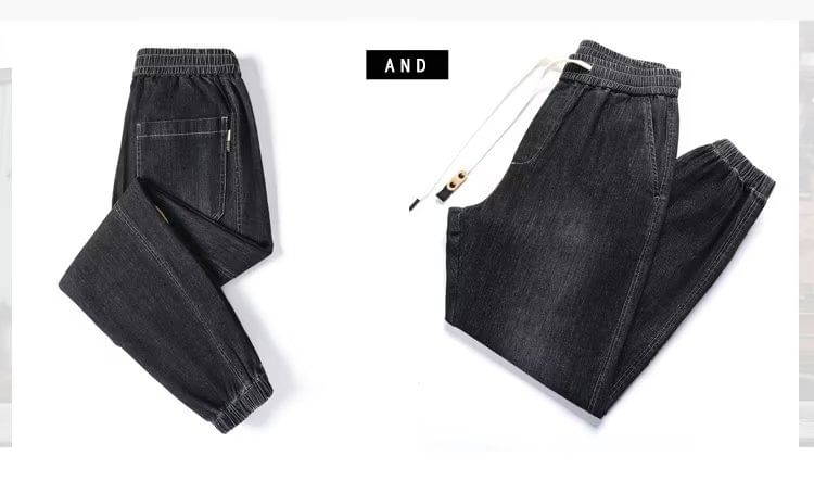 Wewewow - Haremjeans met hoge taille en applicaties