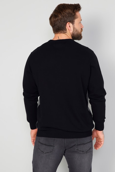 Boston Park Pullover, zweifarbig, Rundhals, bis 72/74
