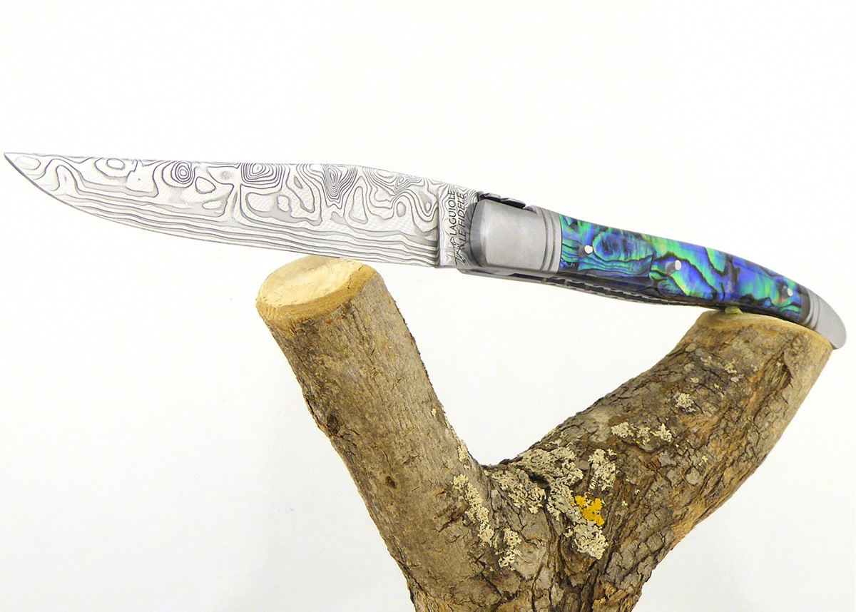 VENDU - Couteau Laguiole avec un manche en Manche en Abalone