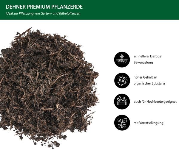 Dehner Premium Pflanzerde, 40 l