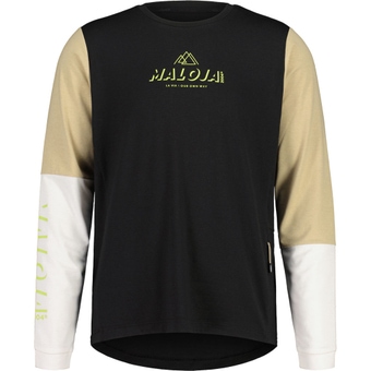 Maloja HaunoldM. Langarmtrikot Deep Black Multi Herren