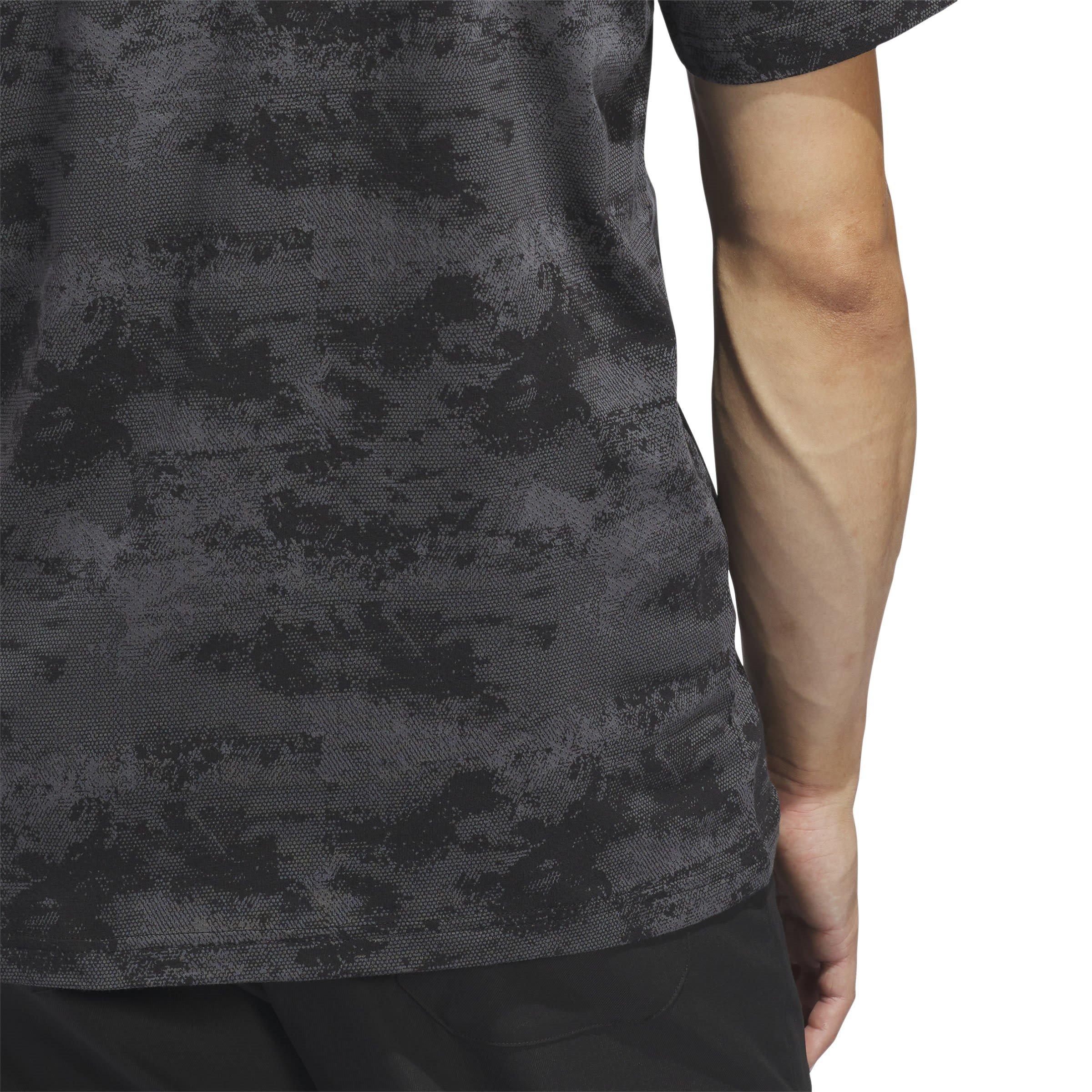 adidas Go To Printed Mesh Polo Shirt Mens