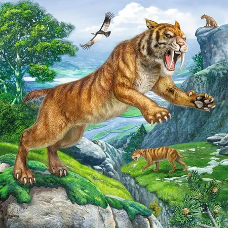Ravensburger Puzzle Herrscher der Urzeit 3 x 49 Teile