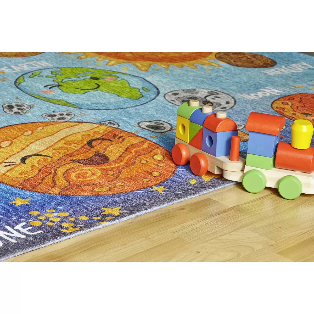 Kinderteppich My Torino Kids blau,gelb,orange