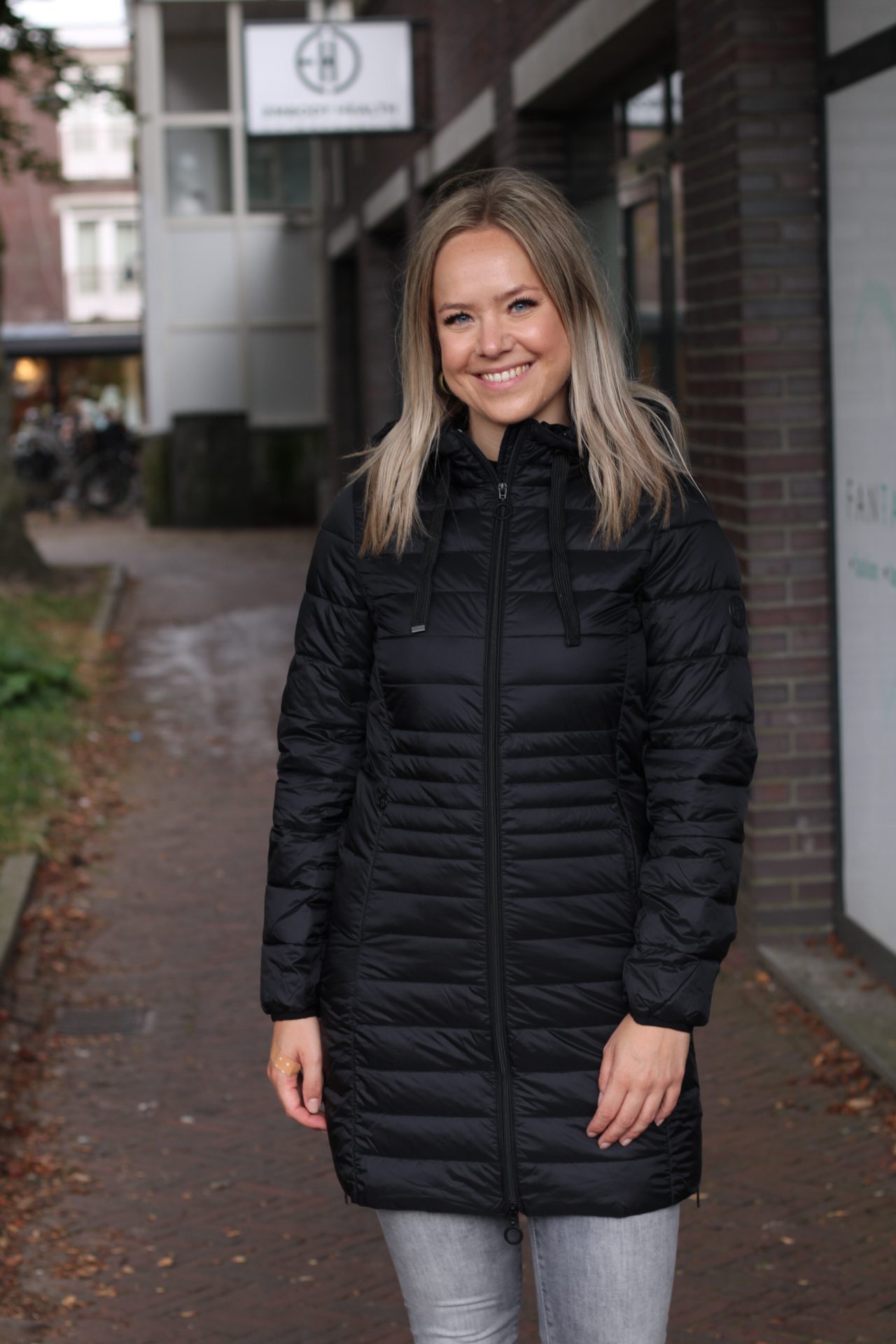 Rino & Pelle - Gitta Padded Coat With Detachable Hood - Black