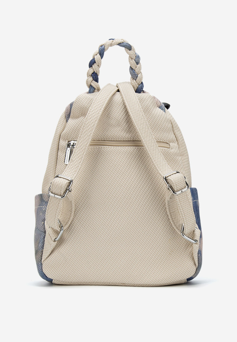 Sac à dos pour femme beige Silvia Rosa 25H091 V2