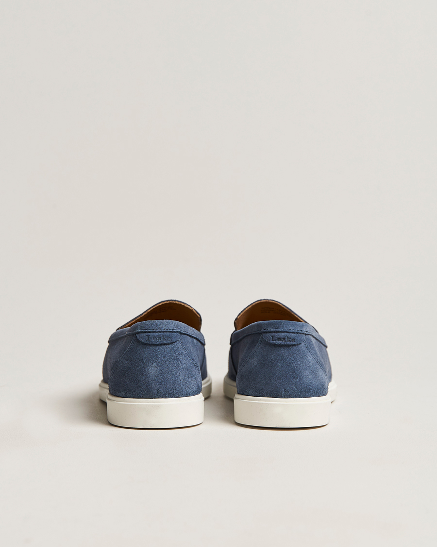 Loake 1880 Tuscany Suede Loafer Denim