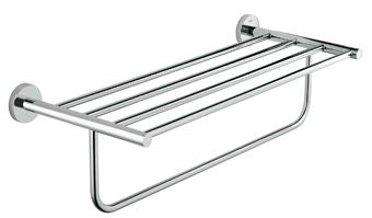 Grohe Bau Cosmopolitan handdoekrek m. plateau 51cm chroom