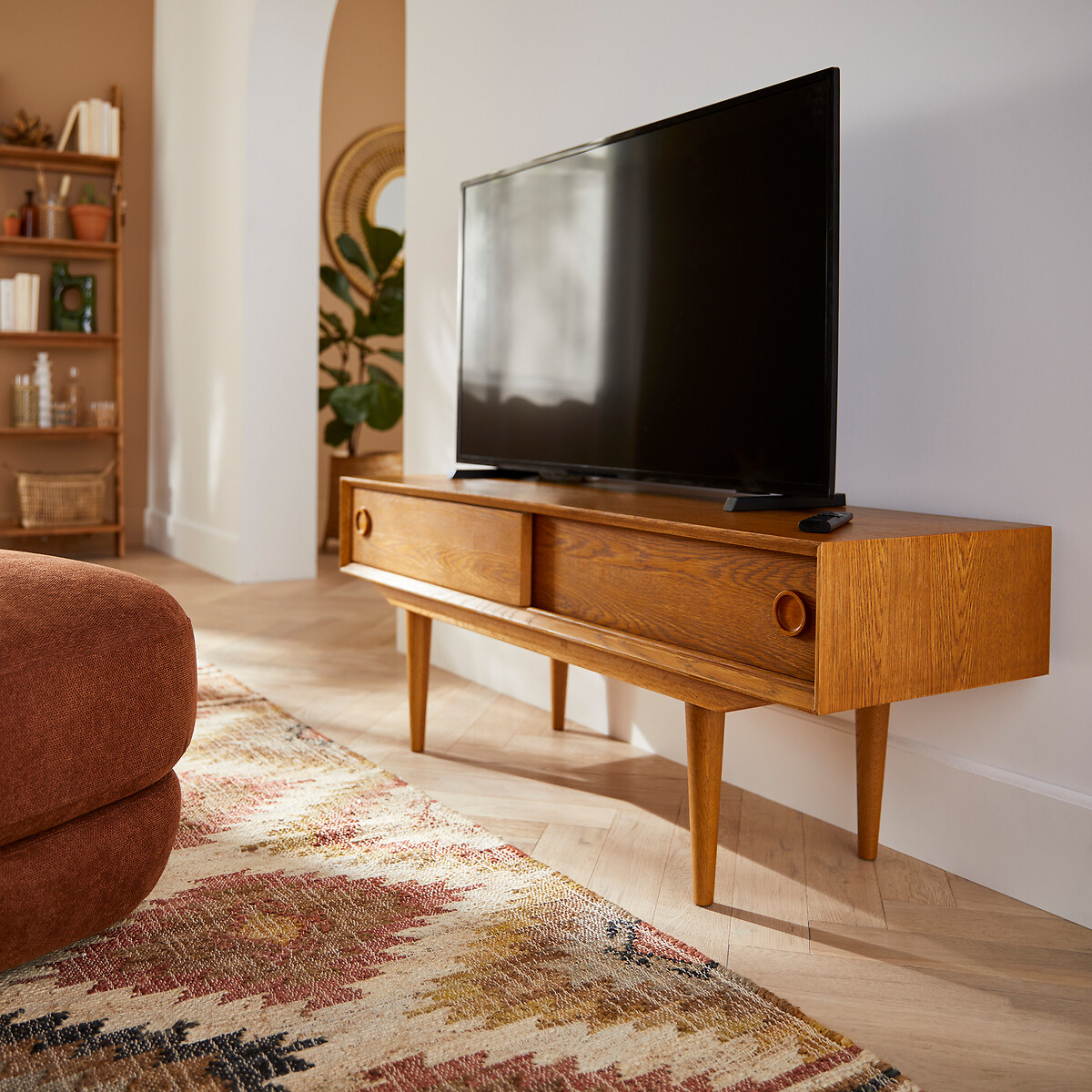 LA REDOUTE INTERIEURS<br>Painel de TV com 2 portas de correr Quilda