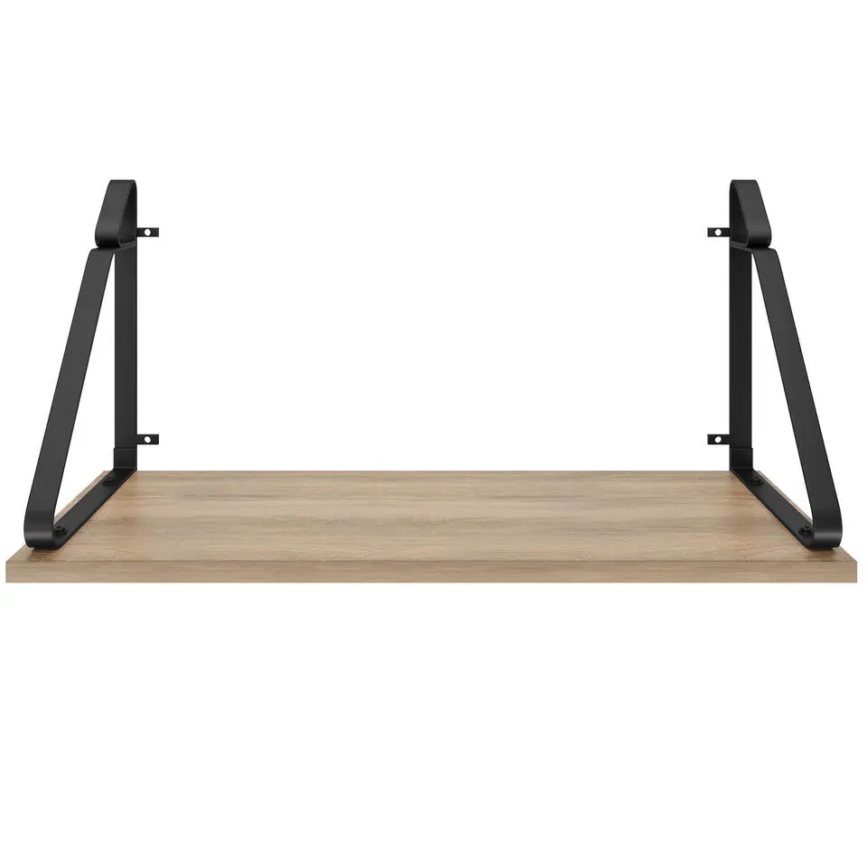tectake 2 wandplanken Irvine, Industrieel Licht Hout, Eiken Sonoma
