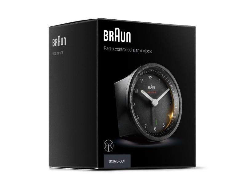 Braun Funkwecker BC07 Schwarz Wecker