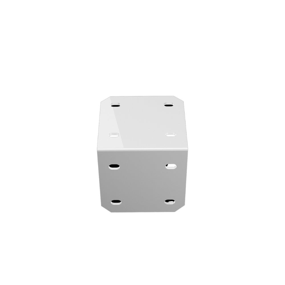 Home Deluxe - ERA plafondbeugel voor zonneschermen - 4 stuks, kleur: wit, incl. pluggen | Terrasoverkapping, zonwering, windbescherming