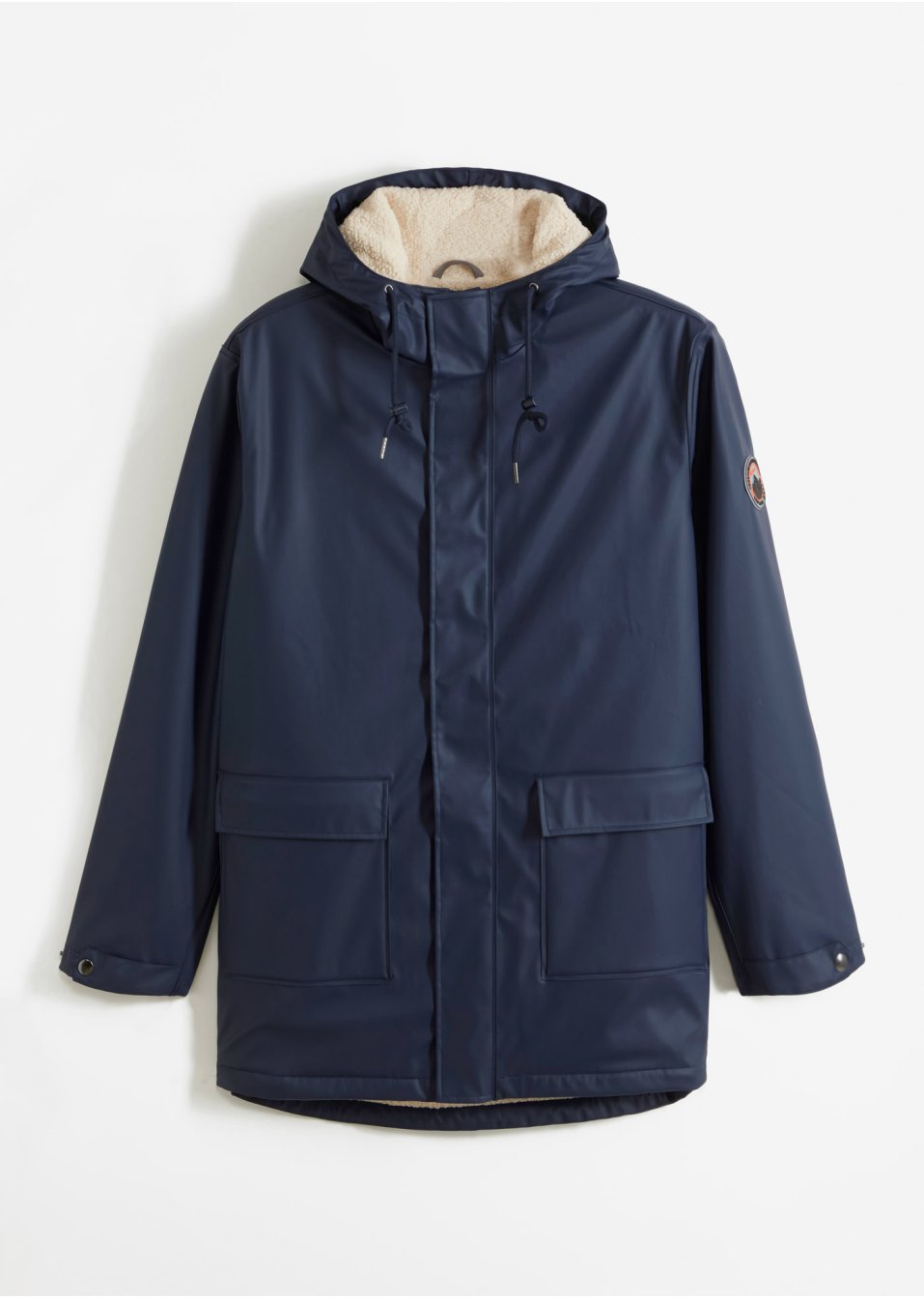 Veste imperméable hiver avec doublure peluche