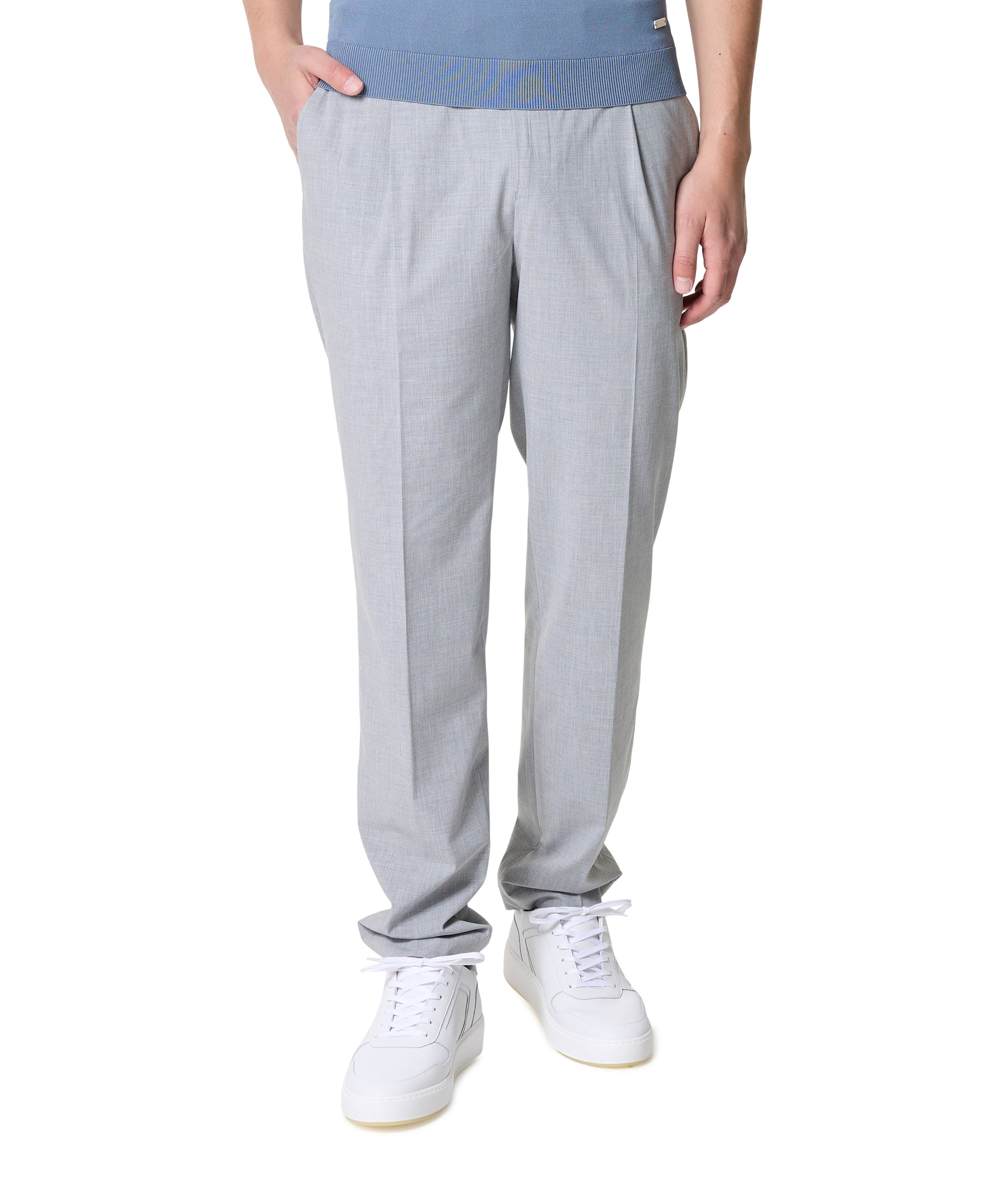 Born with appetite Carlo heren pantalon grijs