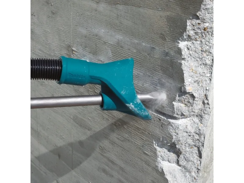 Makita - Støvekstrations-påsætningssæt - længde: 1500 mm - for Makita DHR400PG2U, DHR400ZKU, HM1213C, HM1214C, HR006GZ; XGT HR006GZ