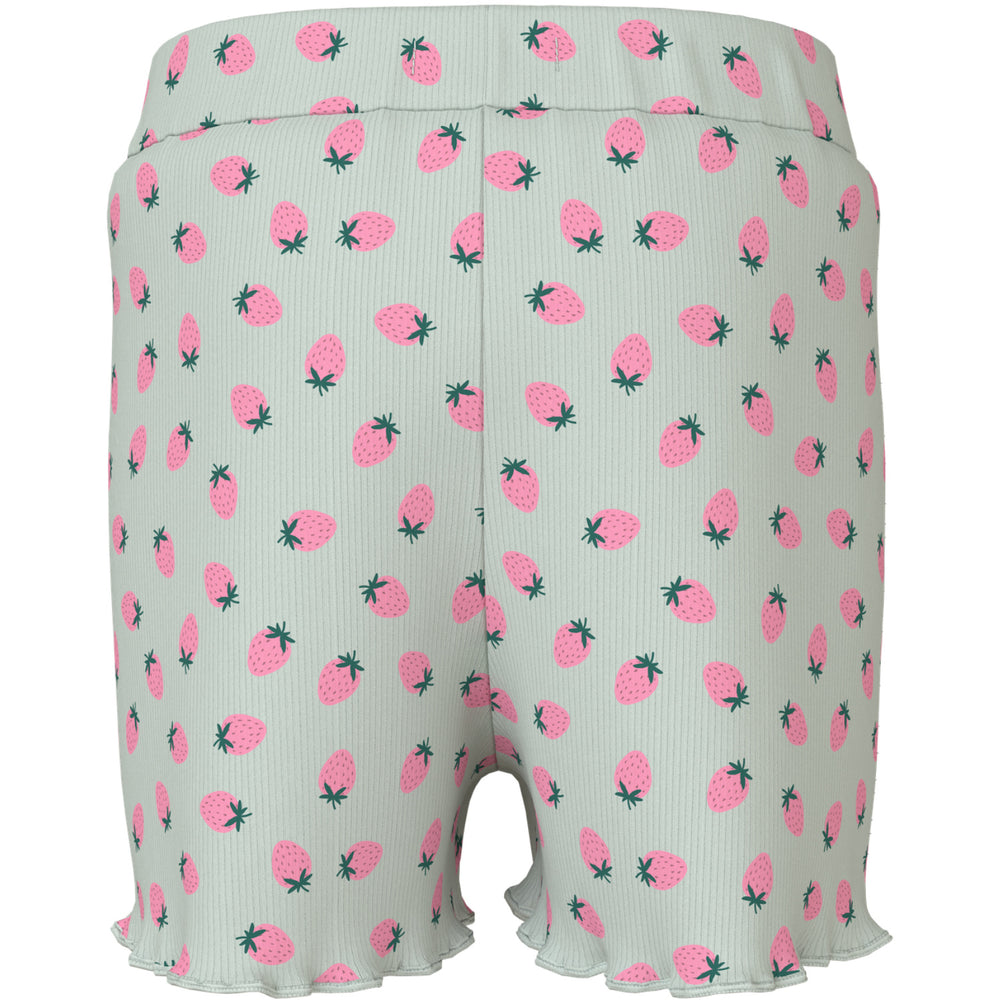 Køb Name It Pale Aqua Strawberries Nmfvemma Aop Shorts