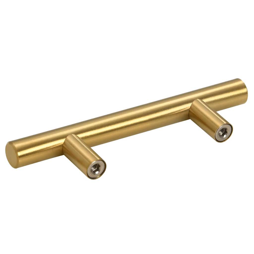 vidaXL Kastgrepen, 10 stuks, goud, 64 mm, roestvrij staal