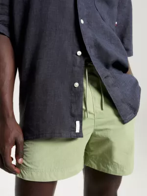 Camisa de manga curta Tommy Hilfiger x Vacation em linho