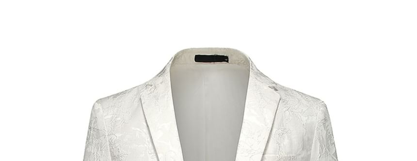 Fireon - Blazer met reverskraag en bloemenprint, één knoop
